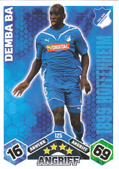 Demba Ba TSG 1899 Hoffenheim 2010/11 Topps MA Bundesliga #125
